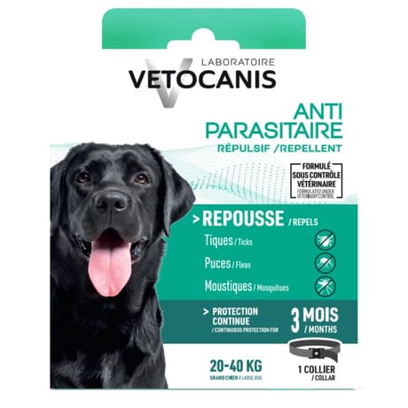 Vetocanis collier antiparasite grand chien