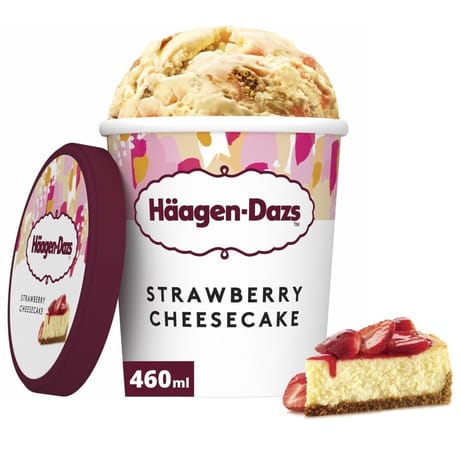 Haagen dazs pot strawberry cheesecake 400g