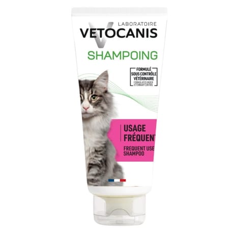 VETOCANIS shampooing usage fréquent 300 ml chat
