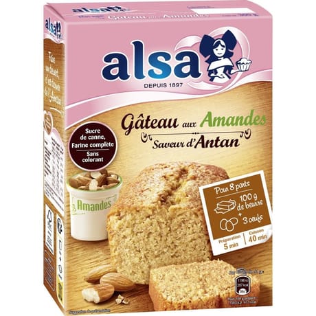 Alsa préparation pour gâteau aux amandes saveur d'antan 300g