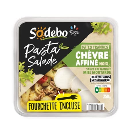 Sodebo pasta salade chèvre 250g