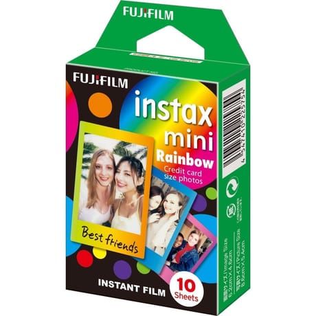 Fujifilm film instax mini monopack rainbow