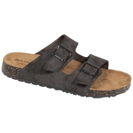 Sandale double bride patch everywear femme Isotoner GRIS 44