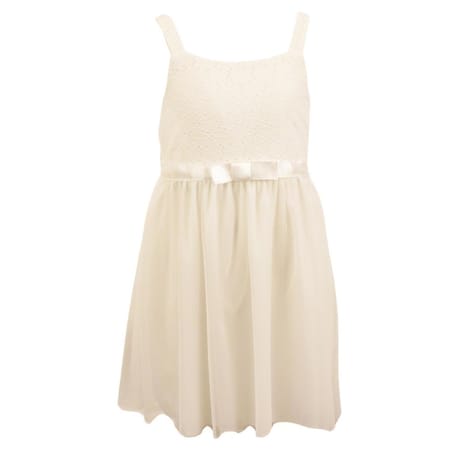 Robe bretelles ECRU 6 ANS
