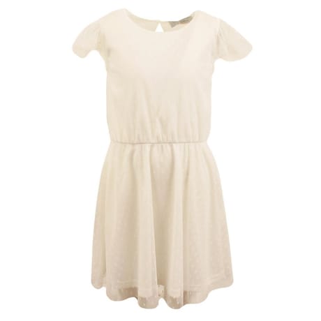 Robe manches courtes ECRU 8 ANS