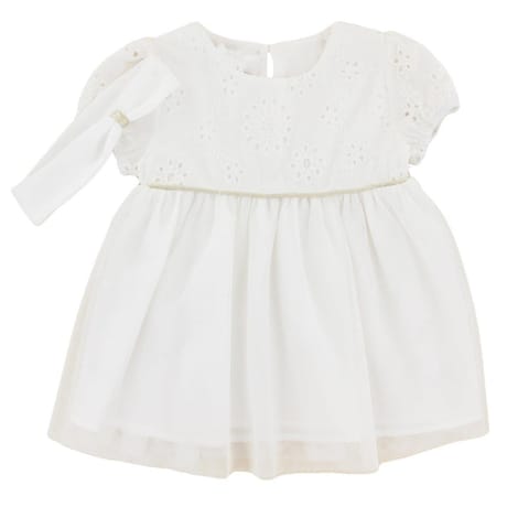 Robe manches courtes ECRU 36 MOIS