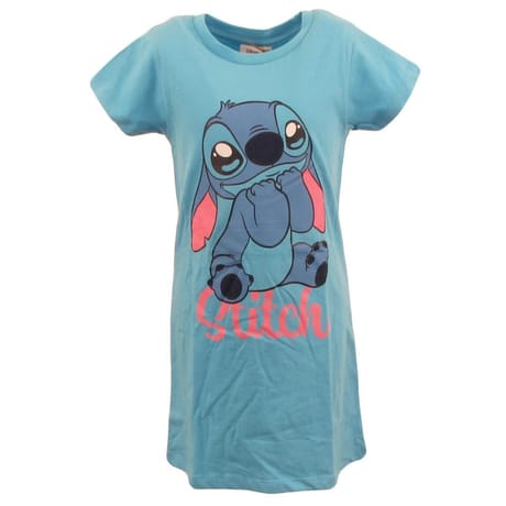 Liquette manches courtes stitch AQUA STITCH 10 ANS