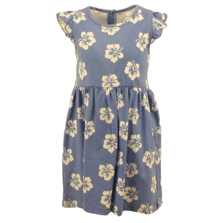 Robe manches courtes BLEU OCEAN 6 ANS