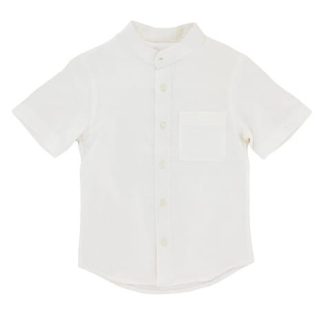 Chemise manches courtes garçon ECRU 6 ANS