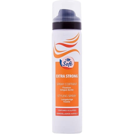 Carrefour soft spray coiffant extra fort 75ml