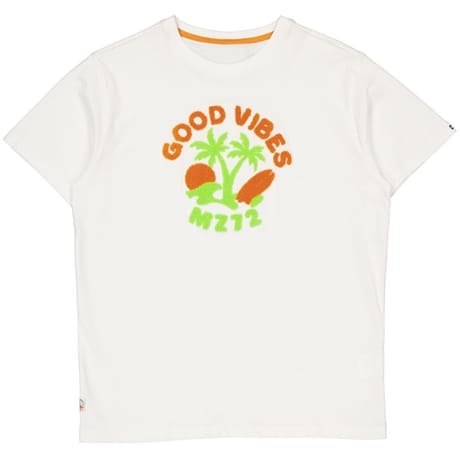 Tee shirt broderie éponge BLANC S