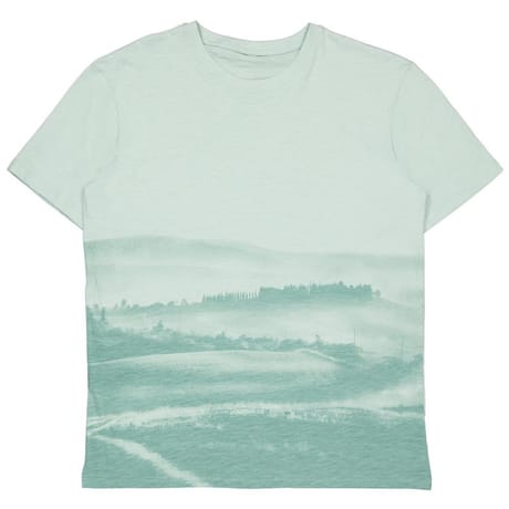 Tee shirt manches courtes print aop VERT XXL