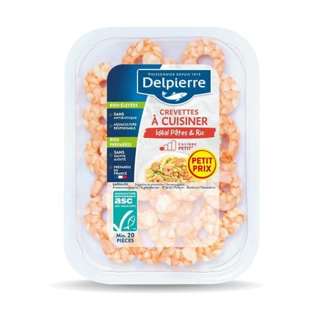 Crevette décortiquées nature asc 85g