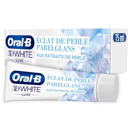 Oral B dentifrice 3D white luxe éclat de perle 75ml