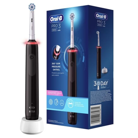 Oral-b power pro sensitive brosse à dents éléctrique pro 3 sensi ut noire