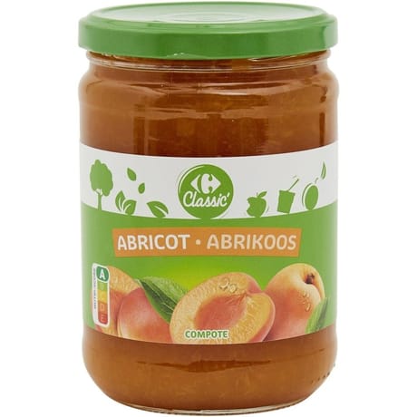 Carrefour classic' compote abricot - 580g