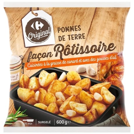 Carrefour original pommes de terre façon rôtissoire 600g