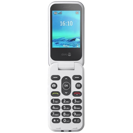 Doro téléphone portable clapet écran 2.8" 2820 LS BLEU 4G