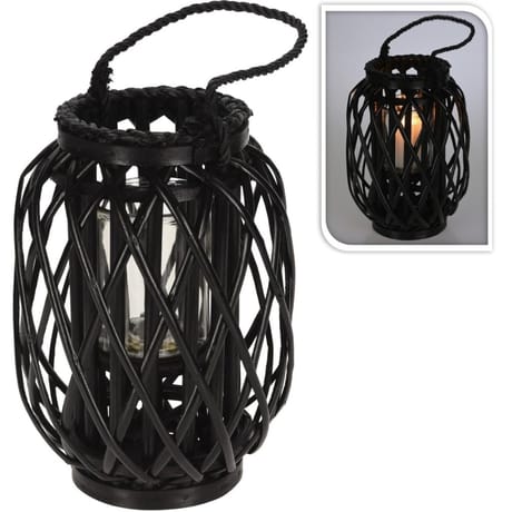 Lanterne 30x23 cm noir