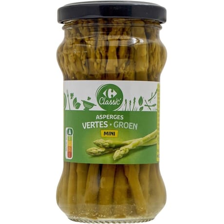 Carrefour classic' asperges vertes mini 100g