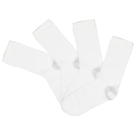 2 paires de mi chaussettes lycra nu femme BLANC 37\41