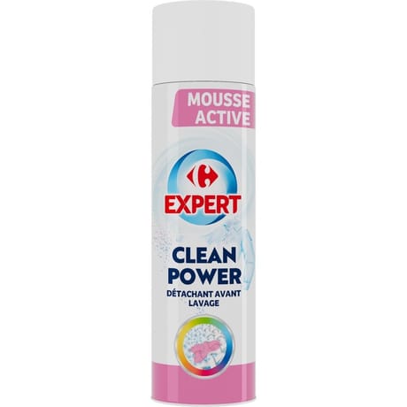 Carrefour expert détachant textile avant lavage clean power 400ml