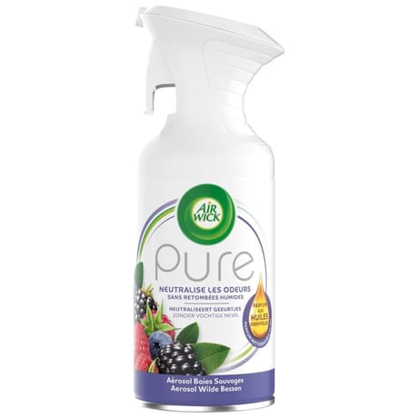 Air wick aero pure huiles essentielles baies sauvages 250 ml