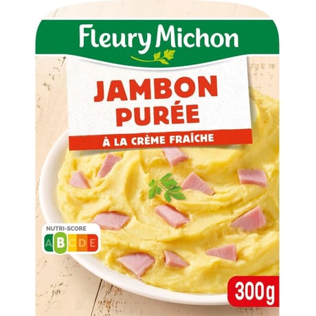 Fleury michon jambon purée à la crème fraîche 300g