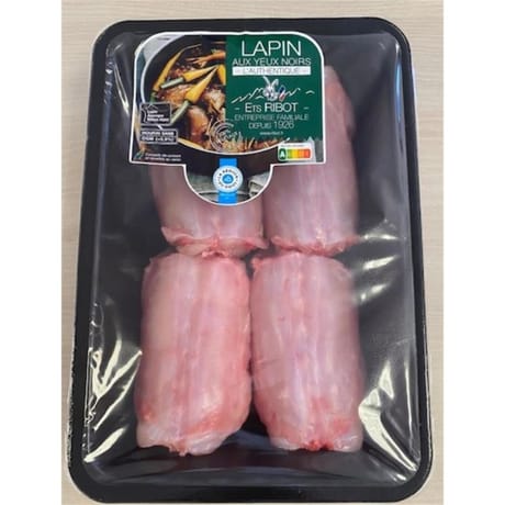 Râbles de lapin x4 Ribot