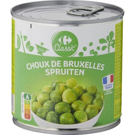 Carrefour classic' choux de Bruxelles 265g