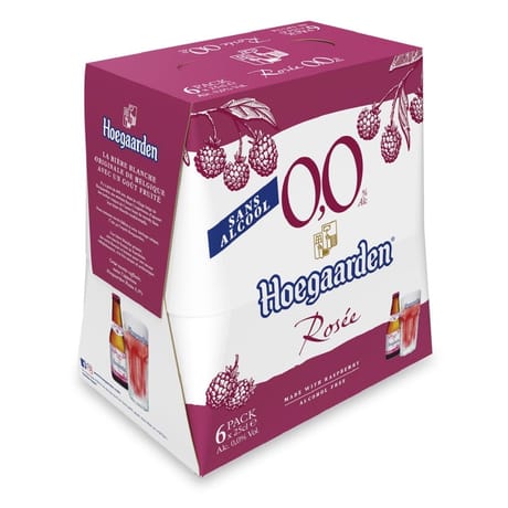 Hoegaarden rosée 0.0 6x25cl Vol.0%