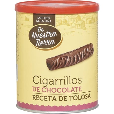 De nuestra tierra cigarrillos chocolat 200g