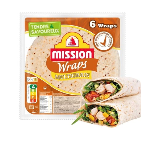 Mission wraps multigrains 370g