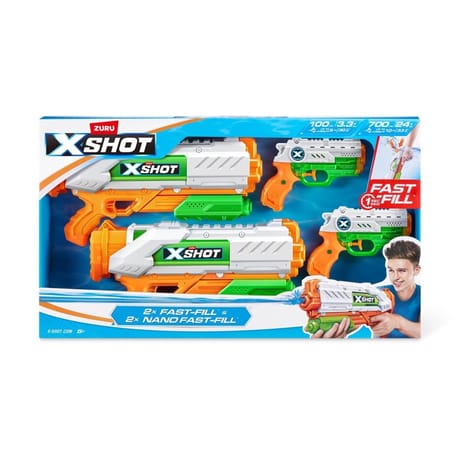 Xshot pack 4 pistolets