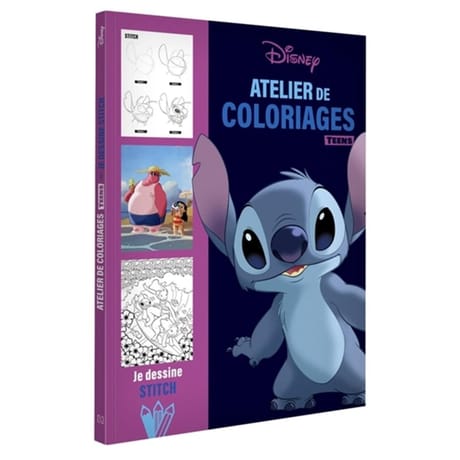 DISNEY TEENS : Atelier de coloriages : Je dessine Stitch