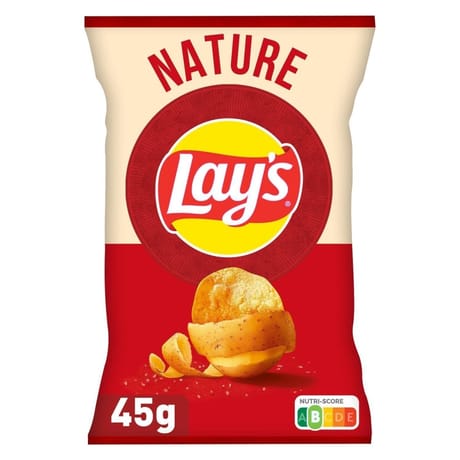 Lays chips saveur nature 45g