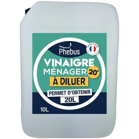 Phebus vinaigre 20° à diluer bidon 10l