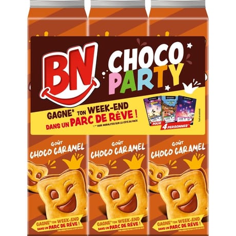 Bn choco party choco caramel 285g