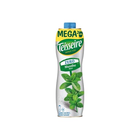 Teisseire zero menthe 130cl bid