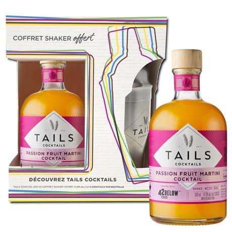 Tails cocktail passion fruit 50cl - 14.9° coffret shaker