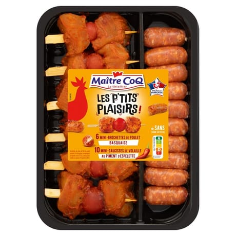 Maître Coq les p'tits plaisirs basquaise à griller 550g
