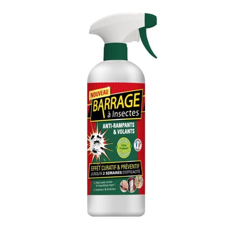 Barrage a insectes a base de geraniol