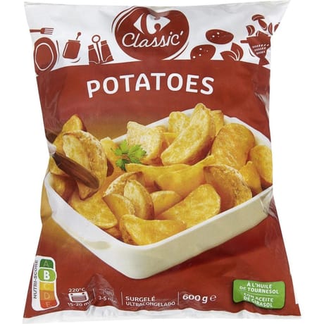 Carrefour classic' potatoes 600g