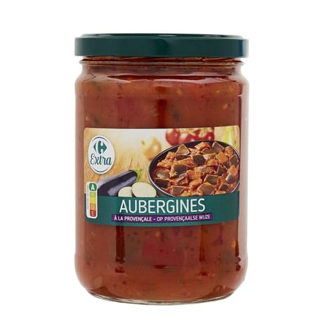 Carrefour extra aubergines à la provençale 530g