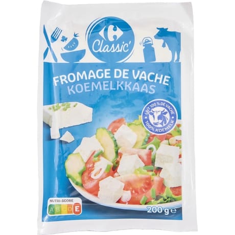 Carrefour Classic' Fromage de vache 200g