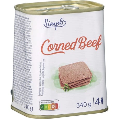 Simpl corned beef 340g