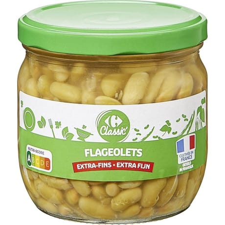 Carrefour classic' flageolets extra-fins - 215g
