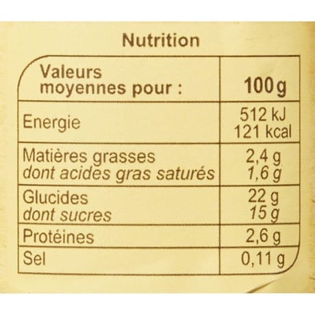 Carrefour original riz au lait rhum raisin 4x115g