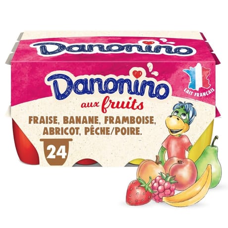 Danonino aux fruits panaché 24x50g