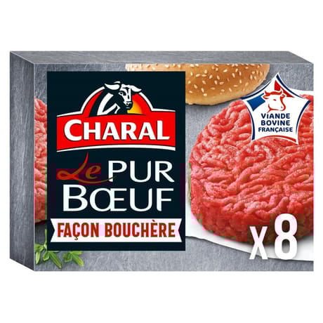 Charal le pur boeuf façon bouchère 8x100g